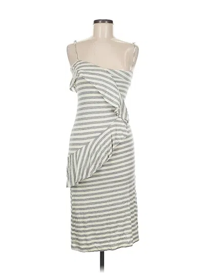 Pre-owned Velvet Torch Casual Dress In Gray