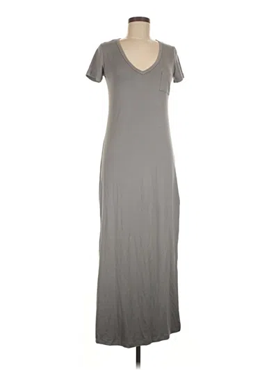 Pre-owned Velvet Torch Casual Dress In Gray