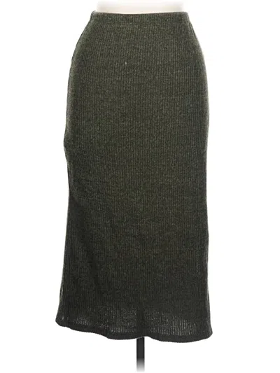 Pre-owned Velvet Torch Casual Skirt In Green