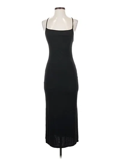 Pre-owned Velvet Torch Cocktail Dress In Black