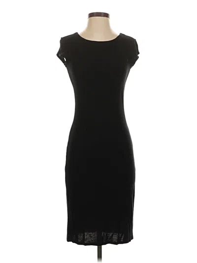 Pre-owned Velvet Torch Cocktail Dress In Black