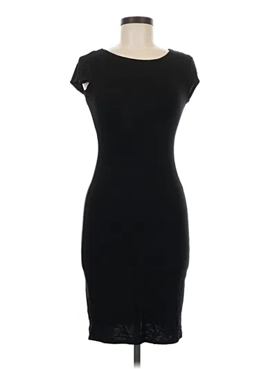 Pre-owned Velvet Torch Cocktail Dress In Black