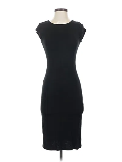 Pre-owned Velvet Torch Cocktail Dress In Black