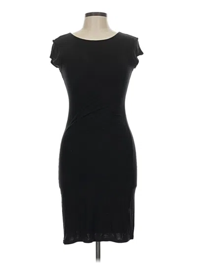 Pre-owned Velvet Torch Cocktail Dress In Black