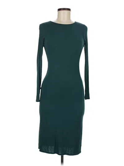 Pre-owned Velvet Torch Cocktail Dress In Blue