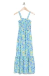 Velvet Torch Floral Maxi Sundress In Floral Print