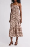 Velvet Torch Print Maxi Sundress
