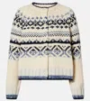 Velvet Tovah Fair Isle Wool-blend Cardigan In Multi