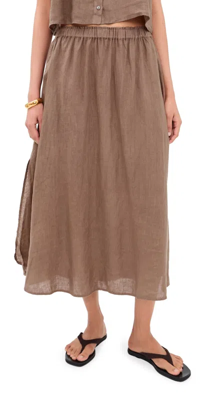 Velvet Virginia Skirt Tree In Brown