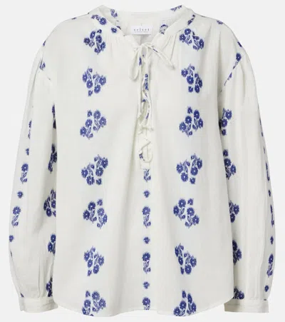 Velvet Winslet Cotton Blouse In Multi