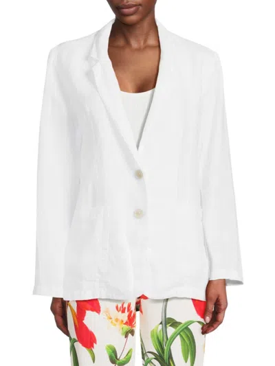 VELVET WOMEN'S LENNY LINEN & COTTON BLAZER