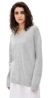 Velvet X Cleo Wade Stevie Sweater Grey In Grey