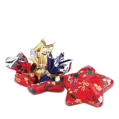 Venchi Chocolate Star Metal Tin Ornament In Multi