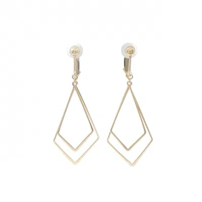 Pre-owned Vendome Aoyama Yellow Gold (10k) Clip Earrings () In Multi