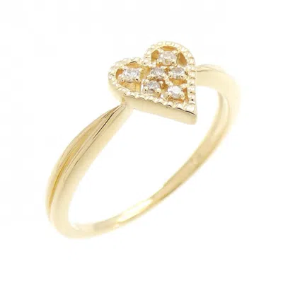 Pre-owned Vendome Aoyama Yellow Gold (18k) Band Ring () In Multi
