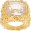 Veneda Carter Gold Vc078 Ring In Gold/clear