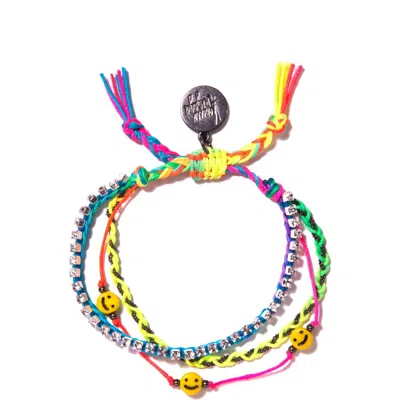Venessa Arizaga All Smiles On Me Bracelet In Rainbow