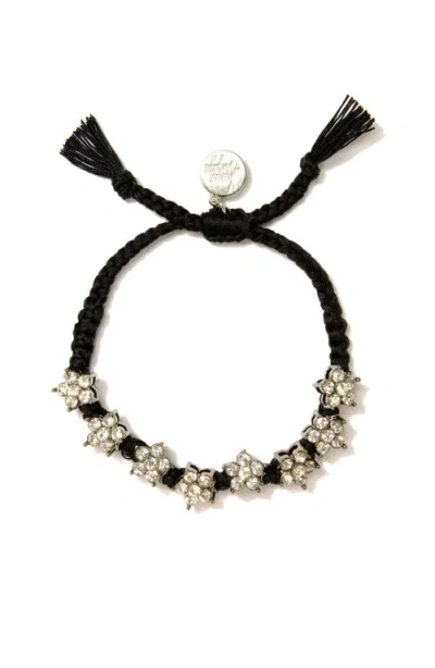 Venessa Arizaga Blossom Beach Bracelet In Black