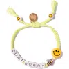 Venessa Arizaga Don't Worry Bee Happy Bracelet In Green