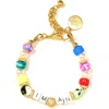 Venessa Arizaga I'm An Alien Bracelet In Rainbow