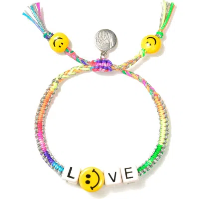 Venessa Arizaga Love Smiley Bracelet In Multi