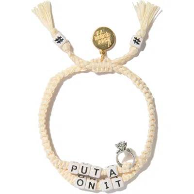 Venessa Arizaga Put A Ring On It Bracelet In White