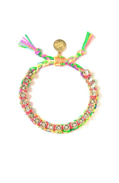 Venessa Arizaga Shimmer Bracelet In Multi