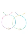 Venessa Arizaga Twin Stars Bracelet Set In Multi