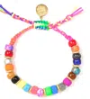 Venessa Arizaga Women's Tie Dye Charm Bracelet In Radient Rainbow In Multi