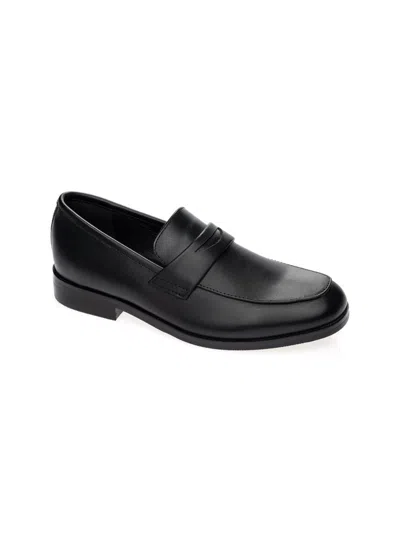 Venettini Little Boy's & Boy's Leather Loafers In Black