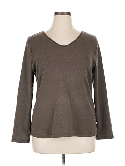 Pre-owned Venezia 3/4 Sleeve T-shirt In Brown