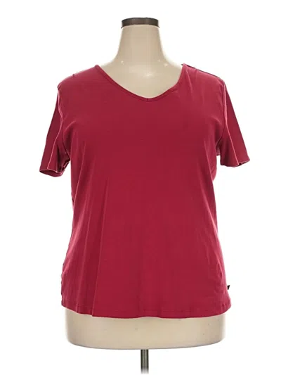 Pre-owned Venezia Active T-shirt In Burgundy