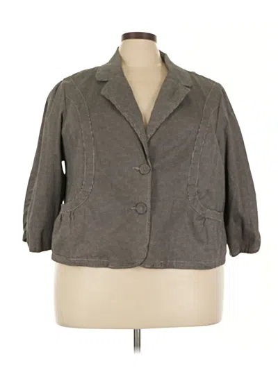 Pre-owned Venezia Blazer Jacket In Gray