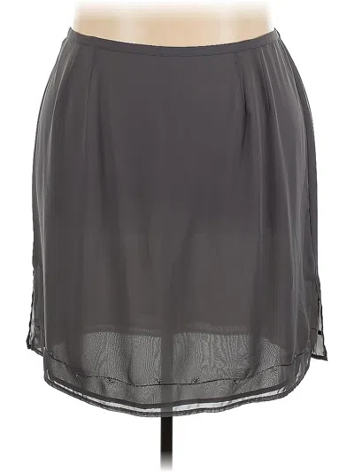 Pre-owned Venezia Casual Skirt In Gray