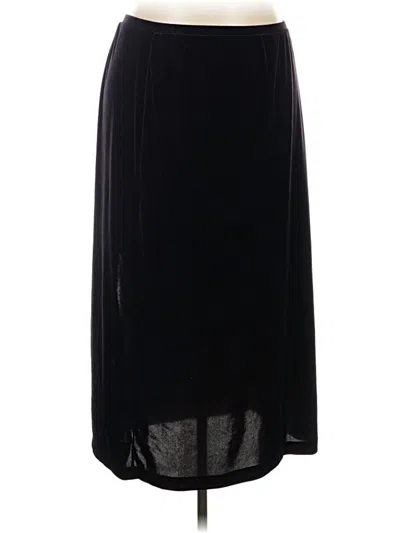 Pre-owned Venezia Formal Skirt In Black