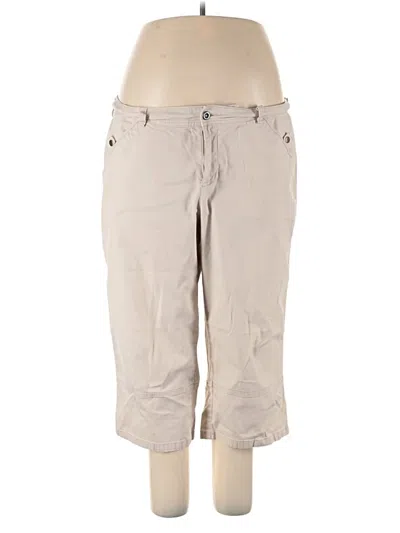 Pre-owned Venezia Khaki Pant In Brown