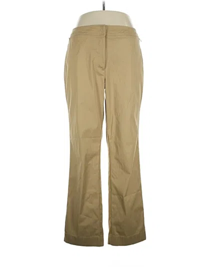 Pre-owned Venezia Khaki Pant In Brown