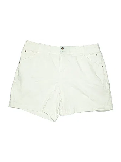 Pre-owned Venezia Khaki Shorts In White