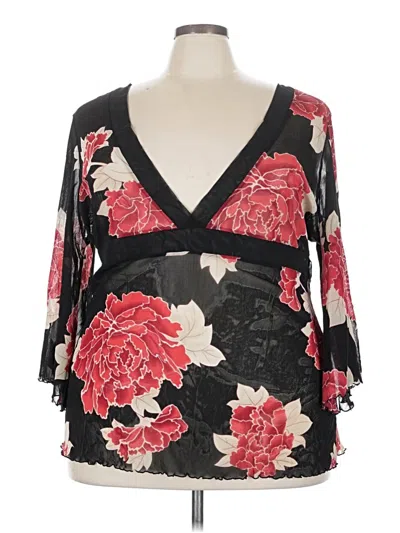 Pre-owned Venezia Kimono In Black