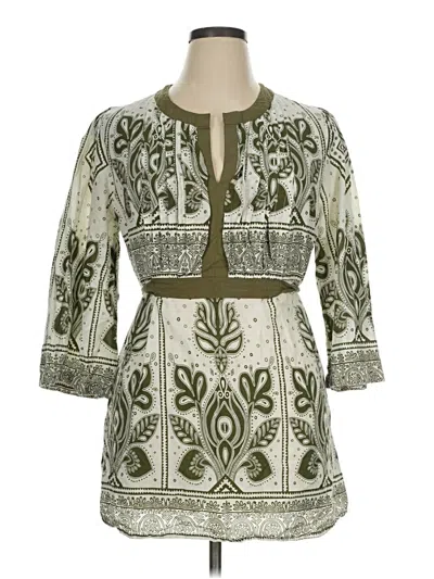 Pre-owned Venezia Kimono In Ivory