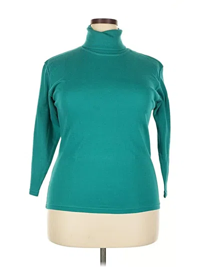 Pre-owned Venezia Long Sleeve Turtleneck In Blue