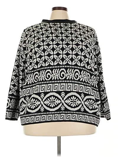 Pre-owned Venezia Pullover Sweater In Black