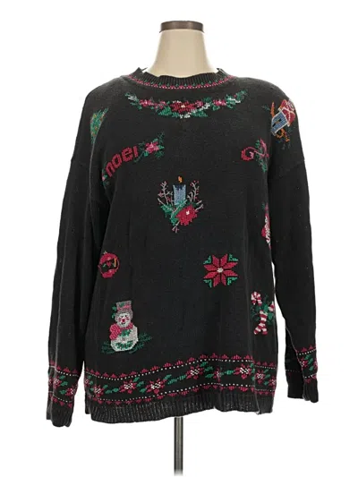 Pre-owned Venezia Pullover Sweater In Black