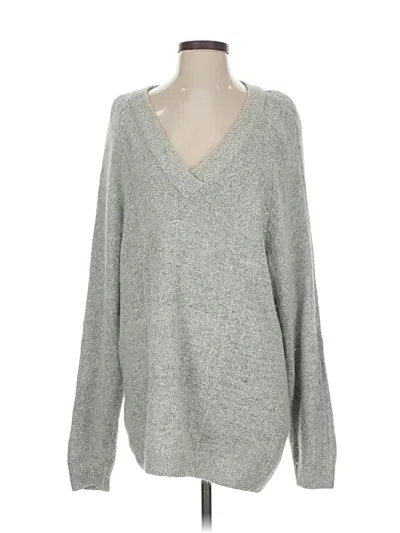 Pre-owned Venezia Pullover Sweater In Gray