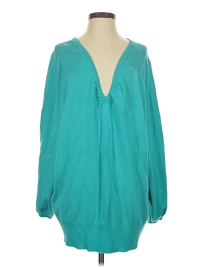 Pre-owned Venezia Pullover Sweater In Teal