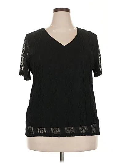 Pre-owned Venezia Short Sleeve T-shirt In Black