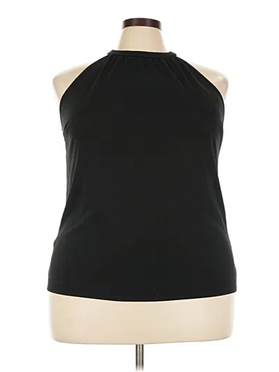 Pre-owned Venezia Sleeveless Blouse In Black
