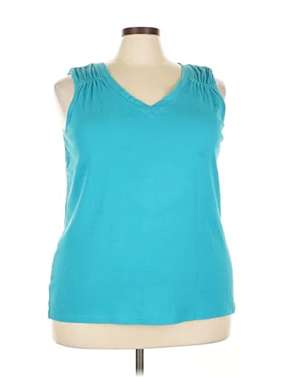 Pre-owned Venezia Sleeveless T-shirt In Blue