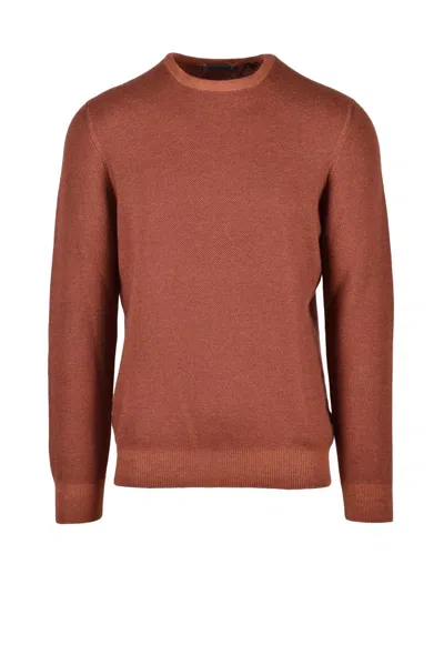 Vengera Brown Virgin Wool Sweater