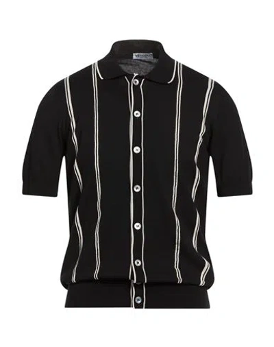 Vengera Man Shirt Black Size 40 Cotton